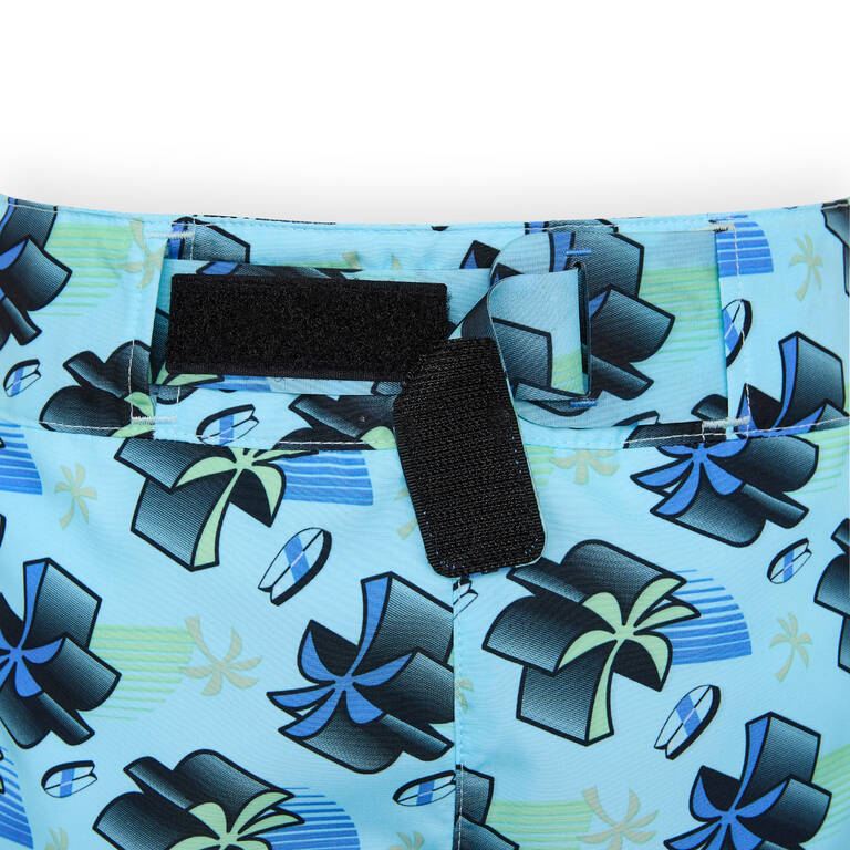 BOY'S SWIMMING SHORTS PALMITOS BLUE