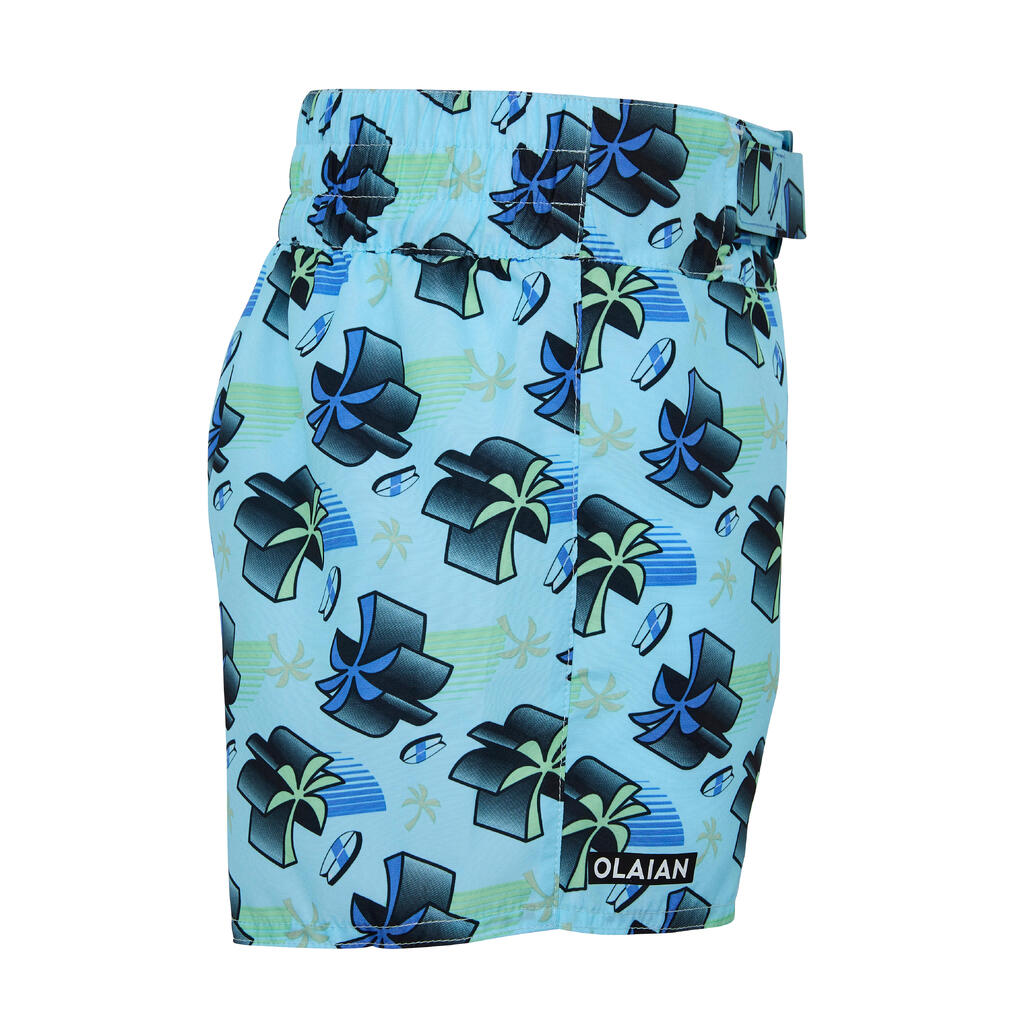 SHORT DE BAIN GARCON BLEU PALMITOS