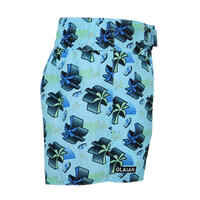 BOY'S SWIMMING SHORTS PALMITOS BLUE