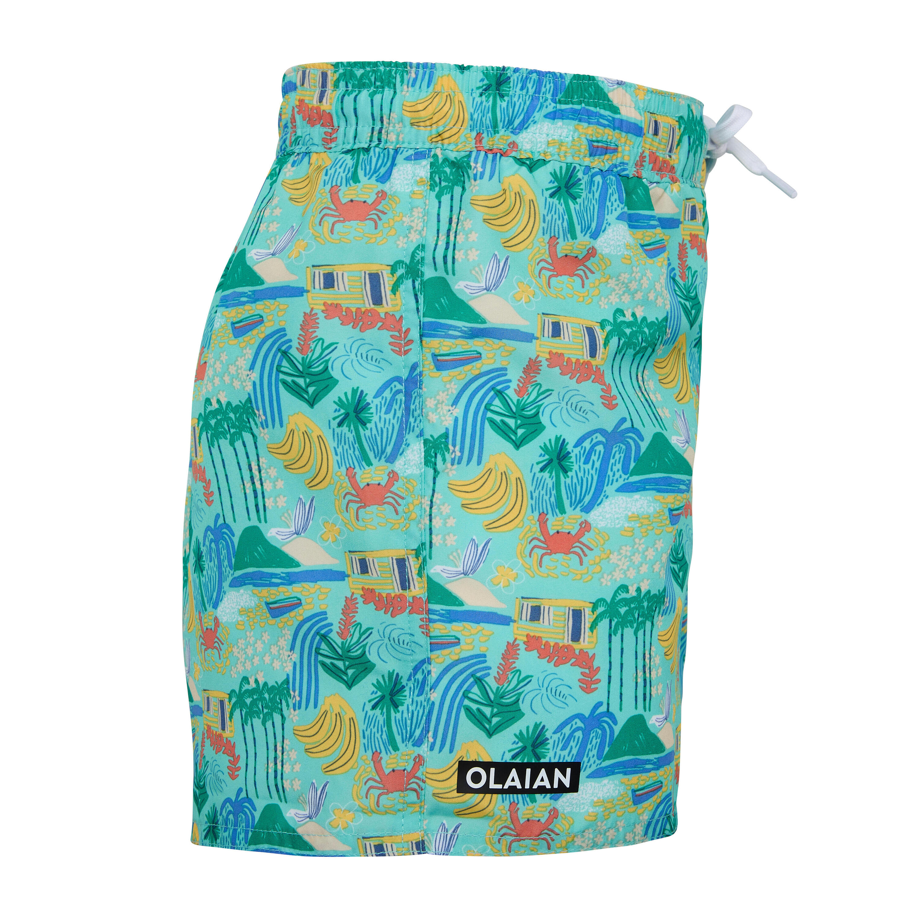 swim shorts 100 - Turquoise 8/10