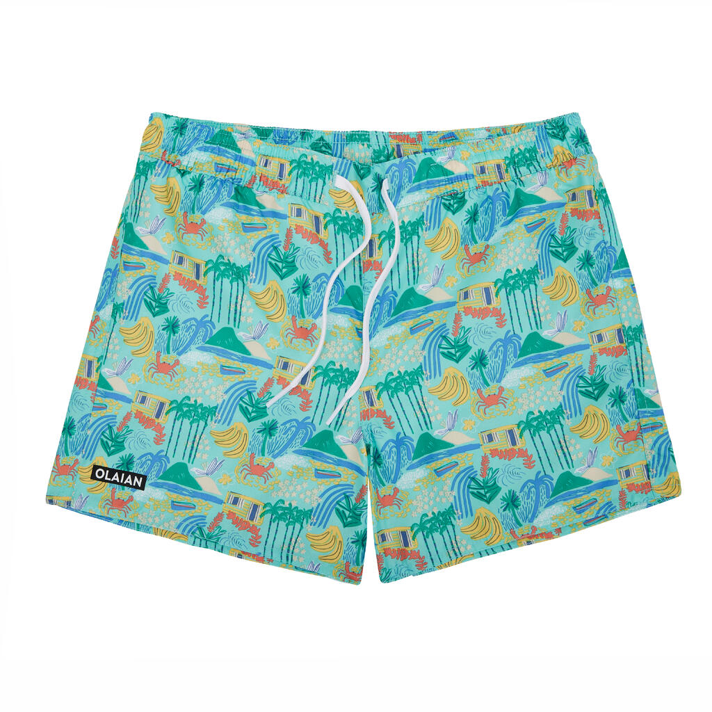 Boardshorts Kinder 100 türkis