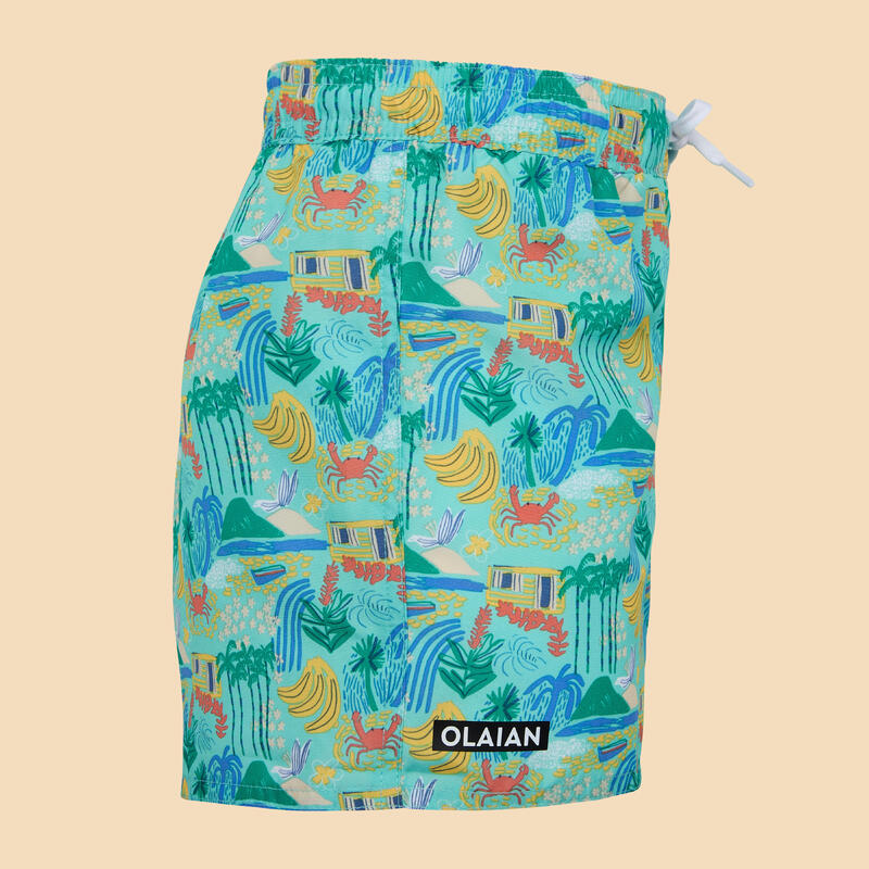 Boardshorts Kinder 100 türkis