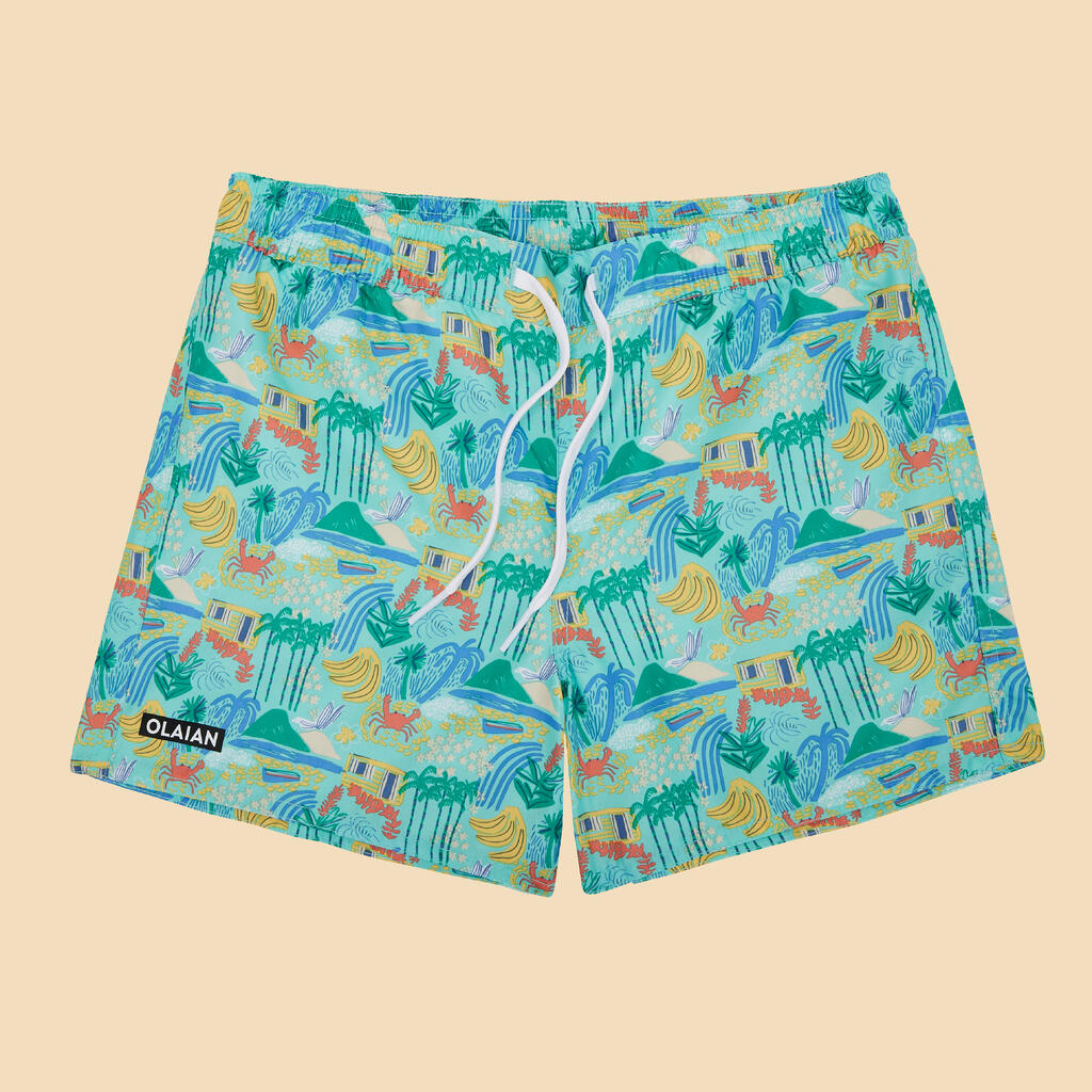 Boardshorts Kinder 100 türkis