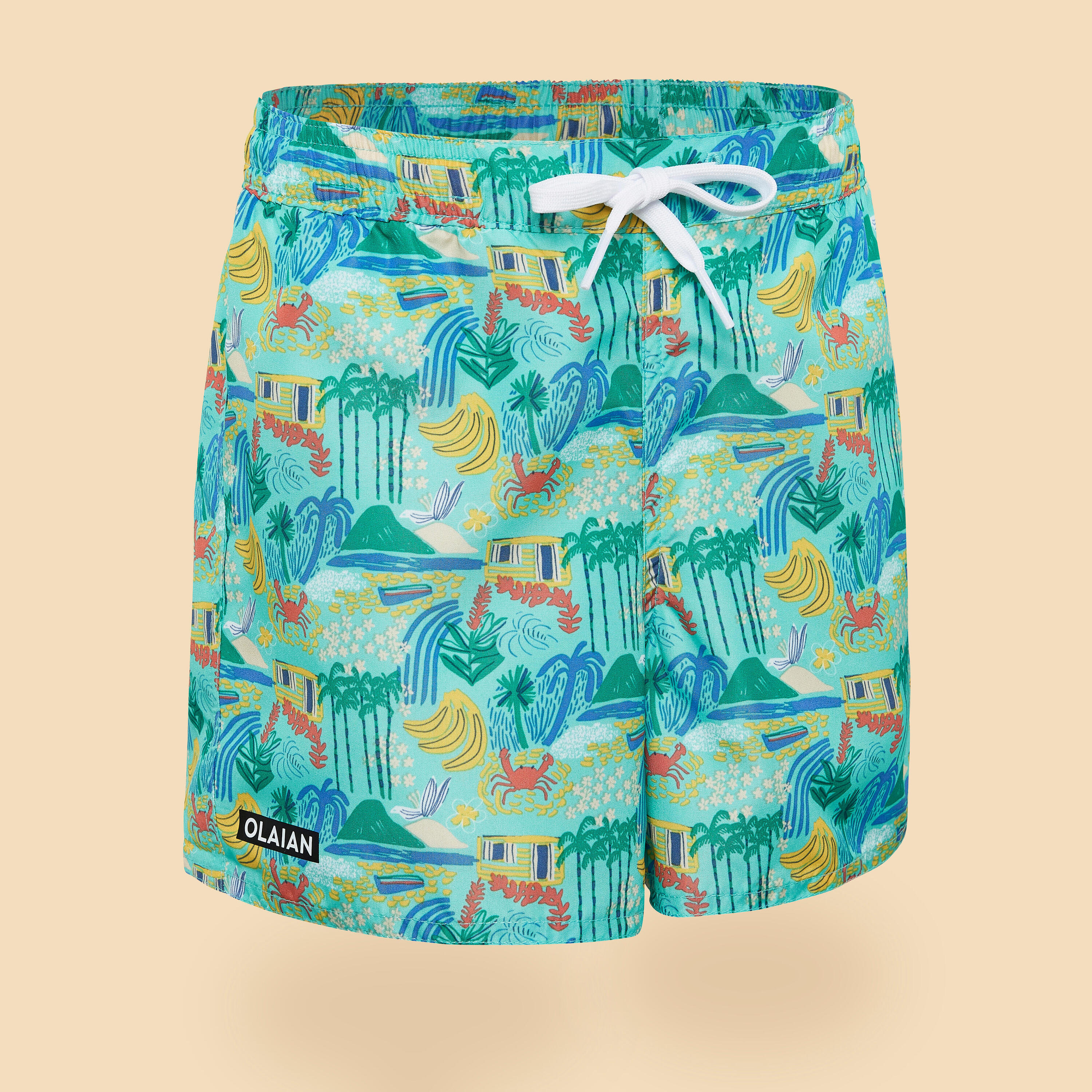 swim shorts 100 - Turquoise 1/10