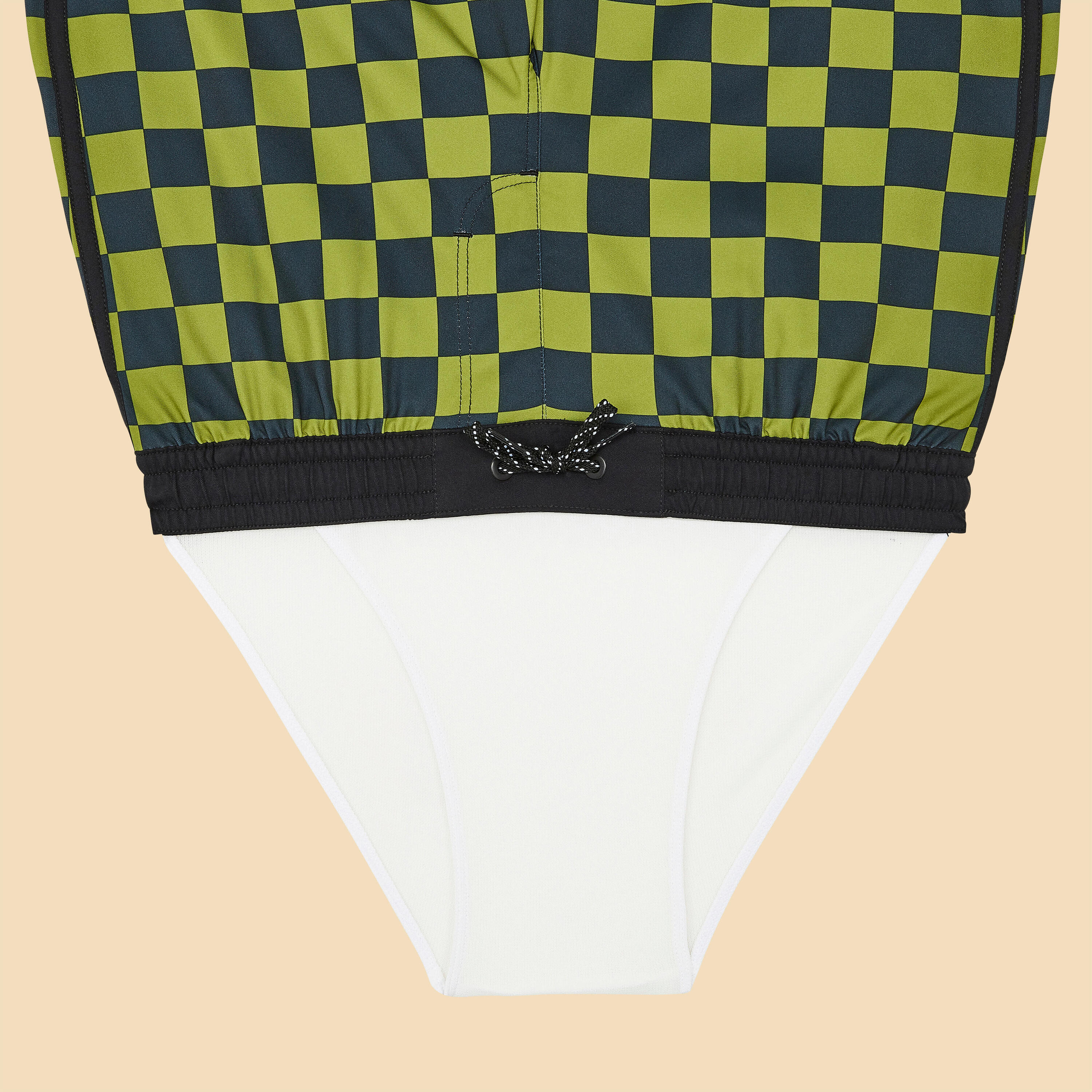SHORT DE BAIN 500 KAKI 8/8