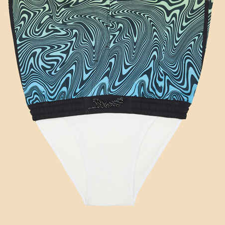 SWIMMING WAVYWAVE SHORTS 500 BLUE