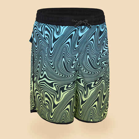 SWIMMING WAVYWAVE SHORTS 500 BLUE