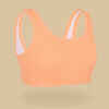 Dievčenské plavky Lana 500 vrchný diel oranžové