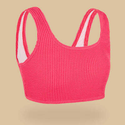 Costume top ragazza LANA 500 rosa
