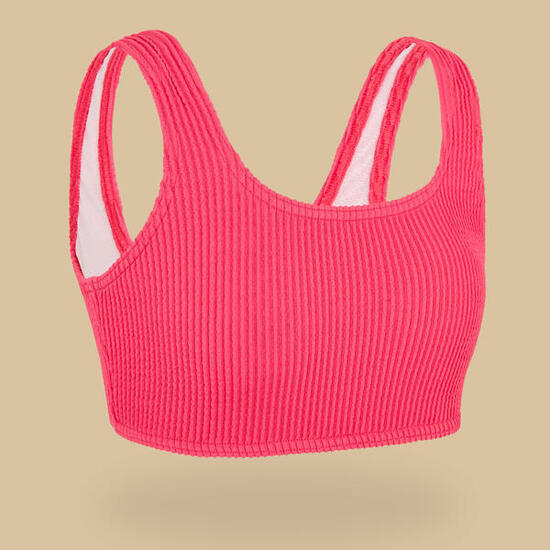 Costume top ragazza LANA 500 rosa