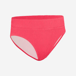 BAS DE MAILLOT DE BAIN TAILLE HAUTE BAO FRAMBOISE FILLE 500