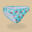 Cueca de bikini de Surf ZELI 100 Menina Turquesa Coco