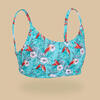 Bikinitop voor meisjes 100 turquoise coco