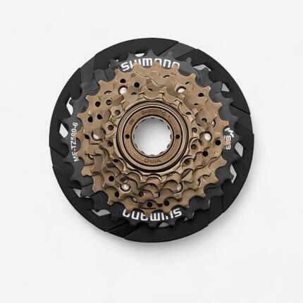 SHIMANO TOURNEY TZ Roue-libre 6-vitesses avec protecteur rayon (MF-TZ500-6-CP)