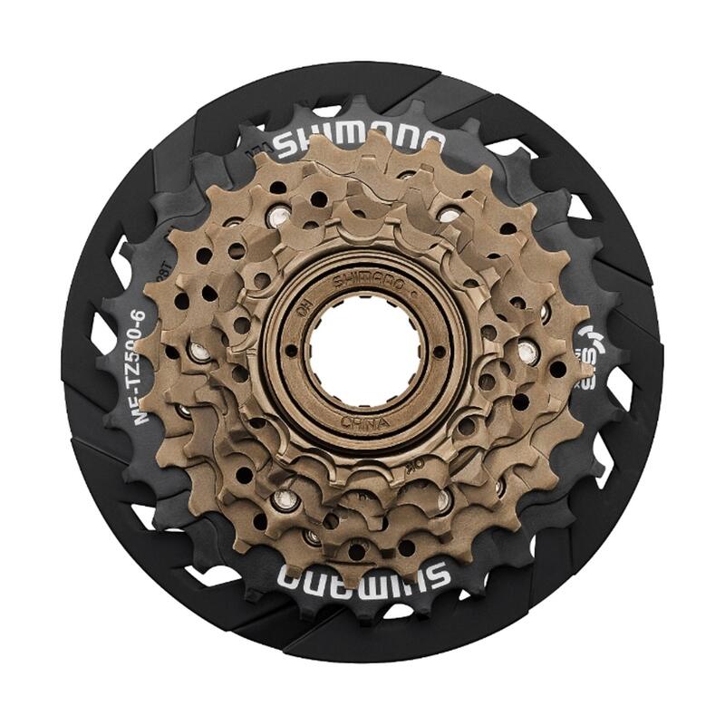 Menetes racsni, 6 sebességes, 14-28 - Shimano Tourney MF-TZ500-6-CP