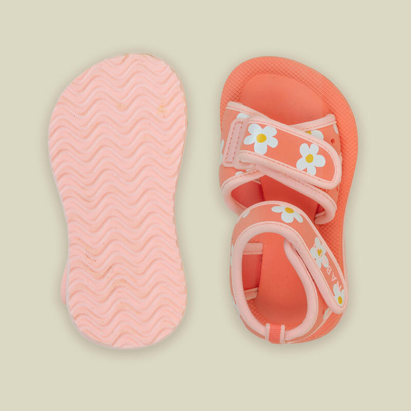 Sandálias de Natação Bebé Criança Coral