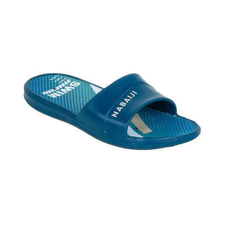 Modri otroški sandali za bazen SLAP 500