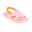兒童款泳池涼鞋 SLAP 100 BASIC 霓虹粉珊瑚色