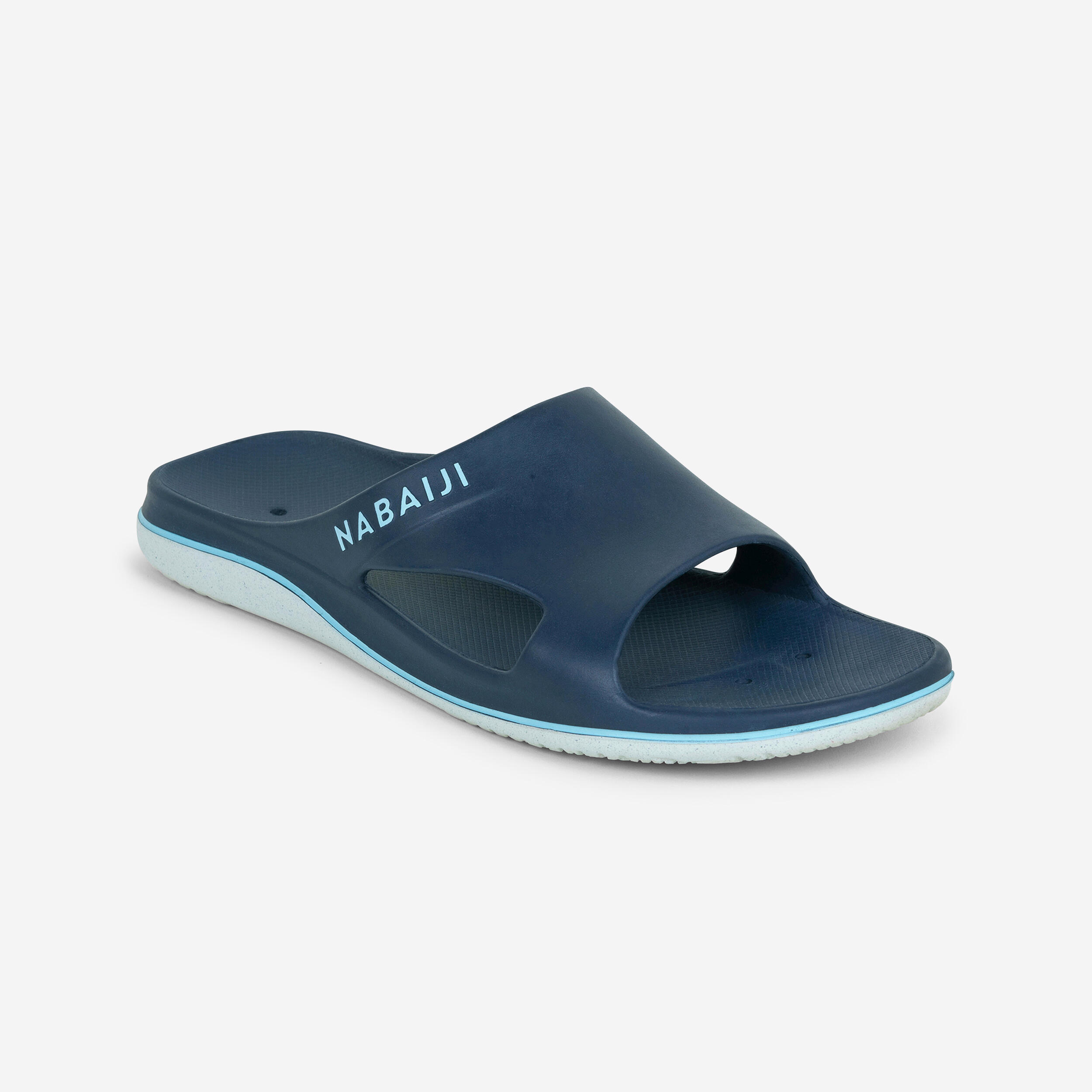 NABAIJI Pánske šľapky 500 New modro-biele 39-40