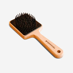 Brosse à crin en bois.