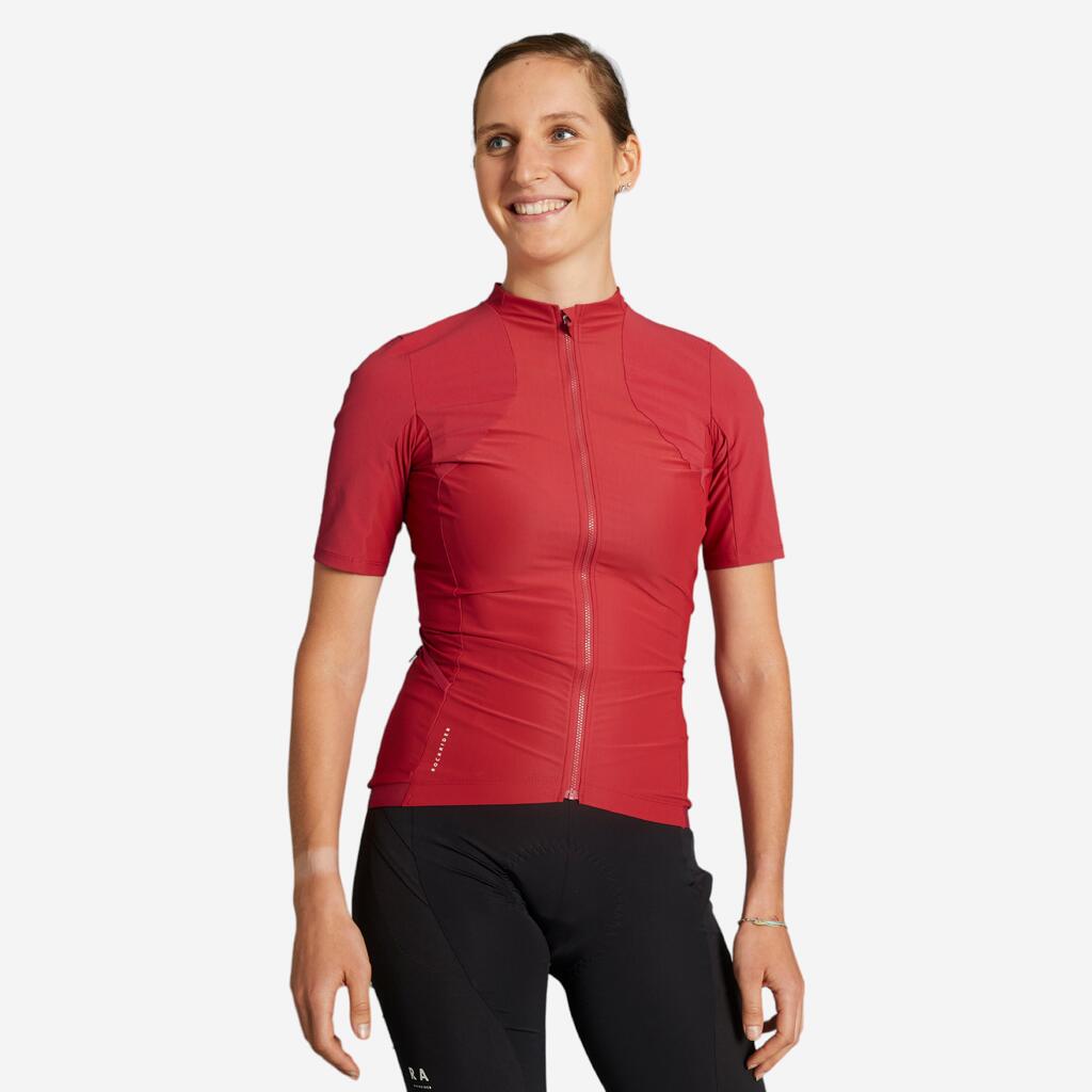 Short-Sleeved Mountain Biking Jersey Race - Red