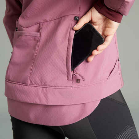 Women's Mountain Biking Winter Jacket - Pink