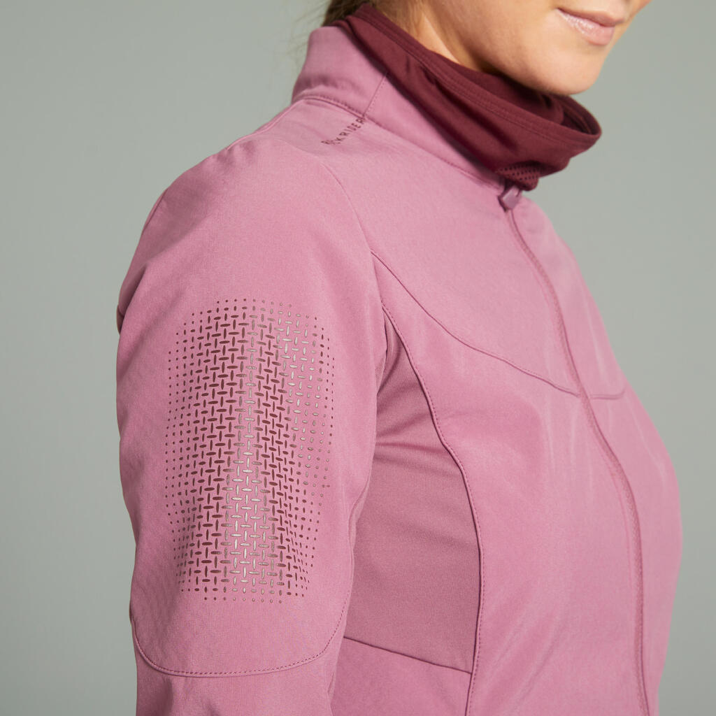 Zimska jakna za brdski biciklizam ženska ružičasta