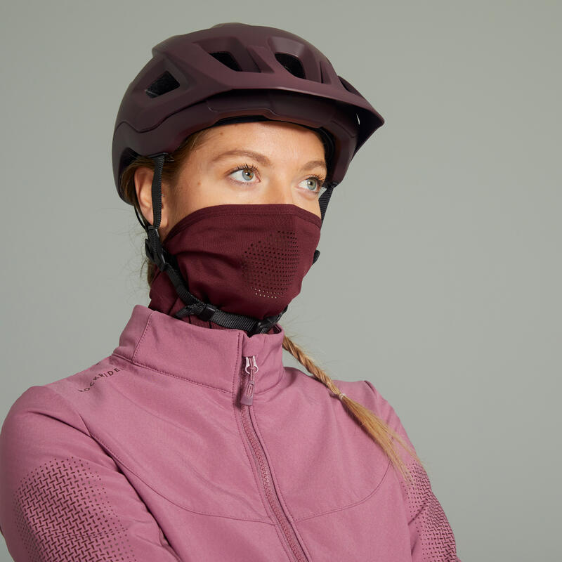 Chaqueta Ciclismo MTB Mujer Rosa Invierno