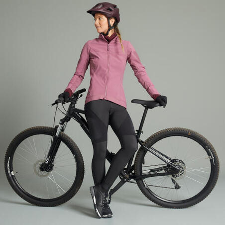 Roze ženska jakna za brdski biciklizam