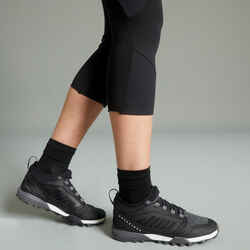 Women's MTB Cropped Tights / Leggings Explore 500 - Black
