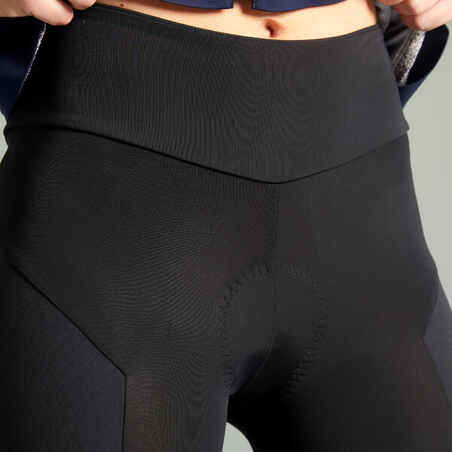 Mallas Pirata/Leggings Ciclismo MTB Explore 500 Mujer Negro