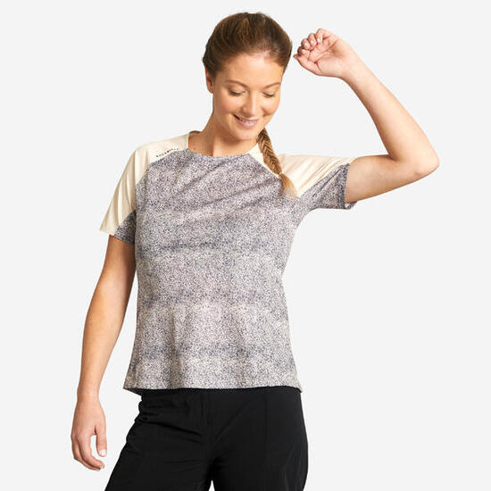 Maglia mtb donna EXPL 100 beige