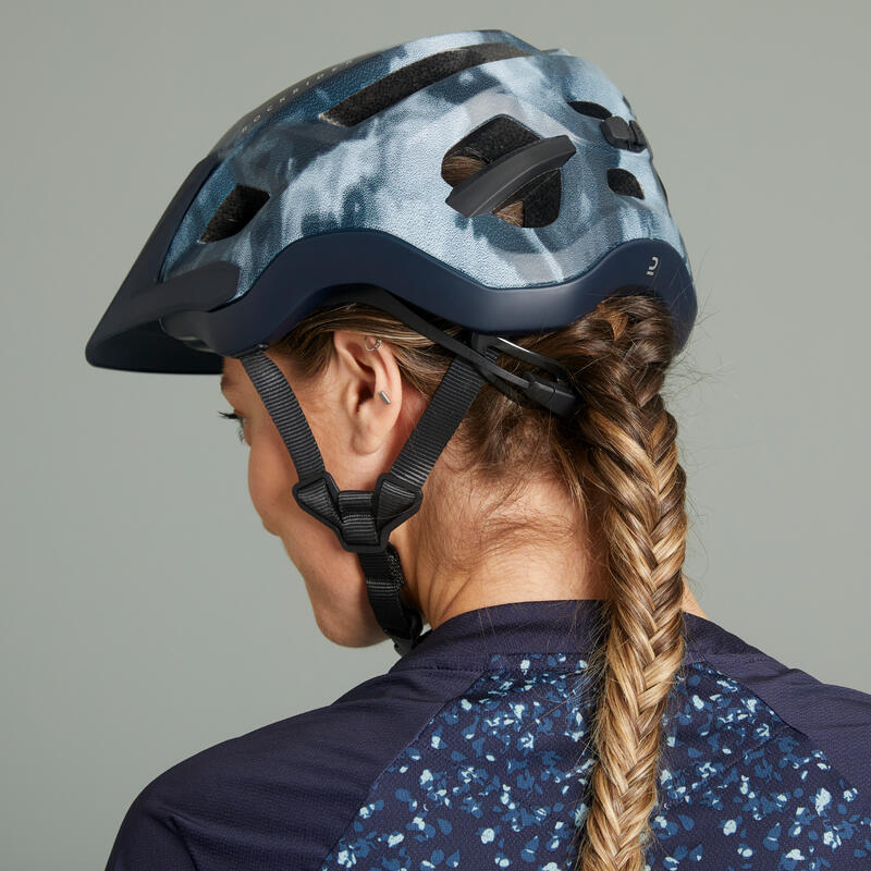 Mountain Bike Helmet EXPL 500 - Graphic Blue