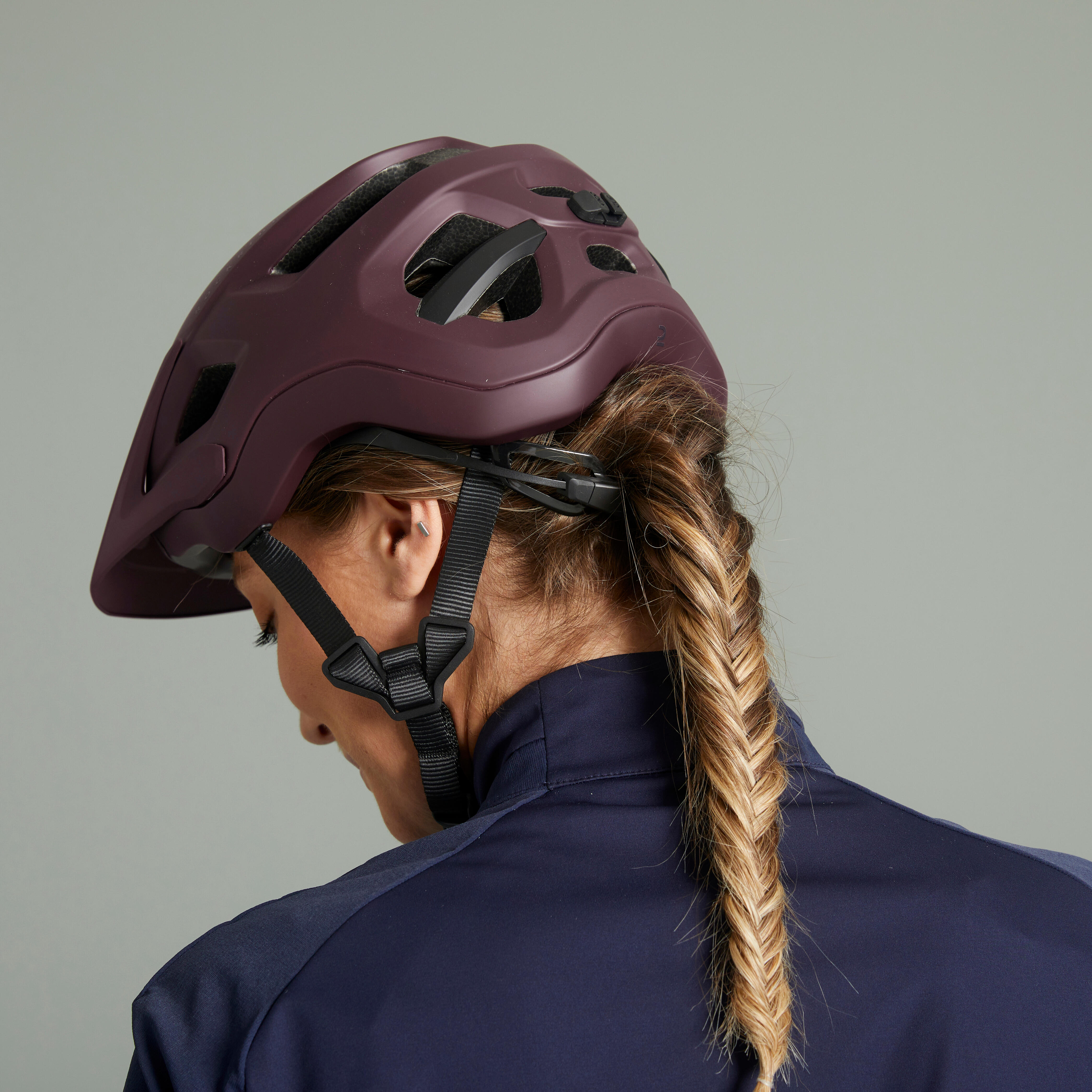 Mountain Bike Helmet EXPL 500 Burgundy