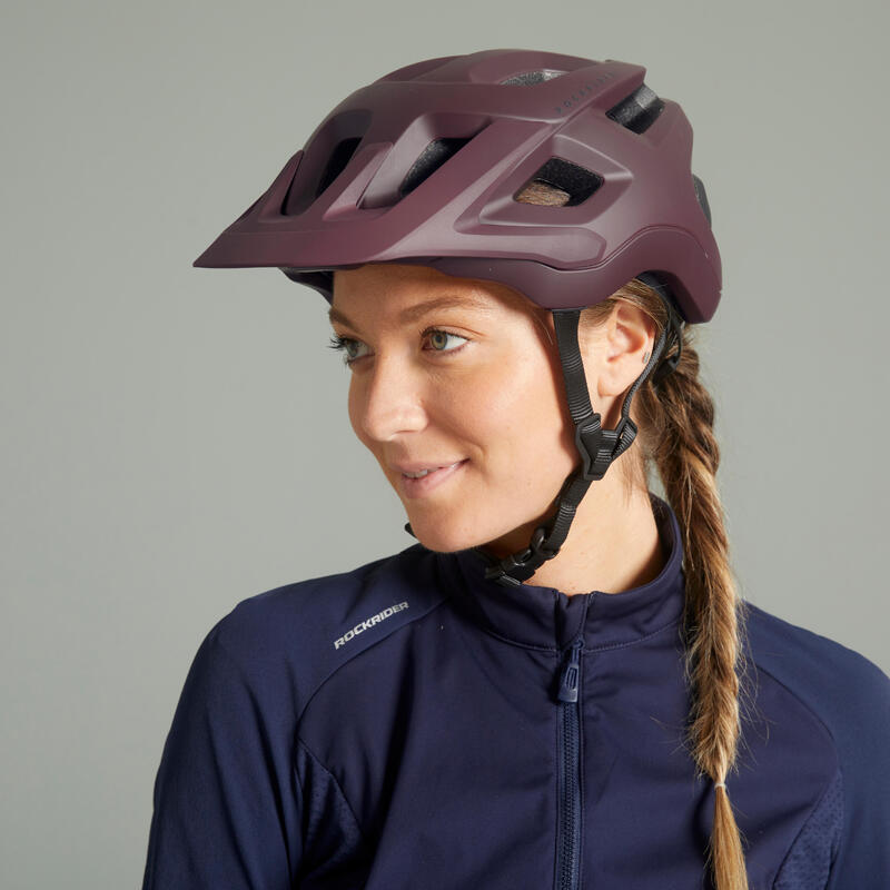 Mountain Bike Helmet EXPL 500 - Burgundy