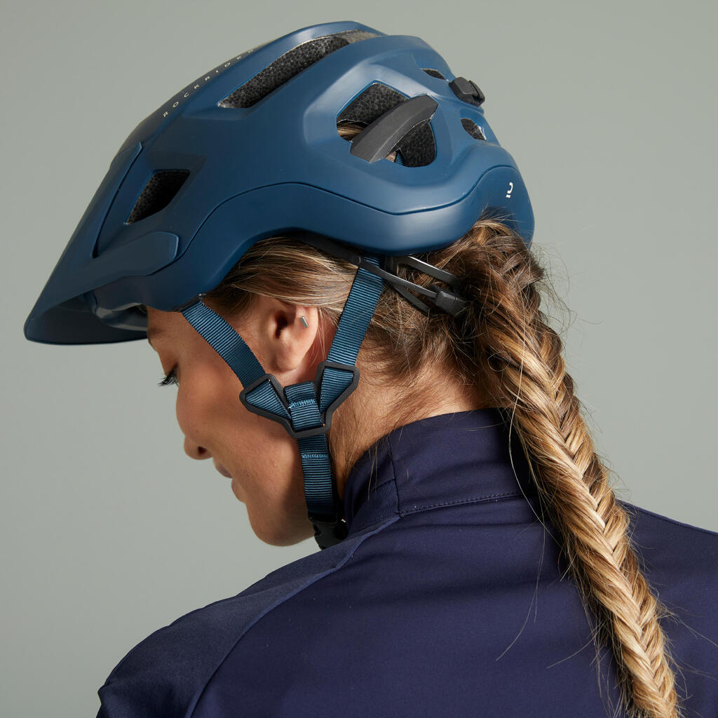 CASQUE VELO VTT EXPL 500 BLEU