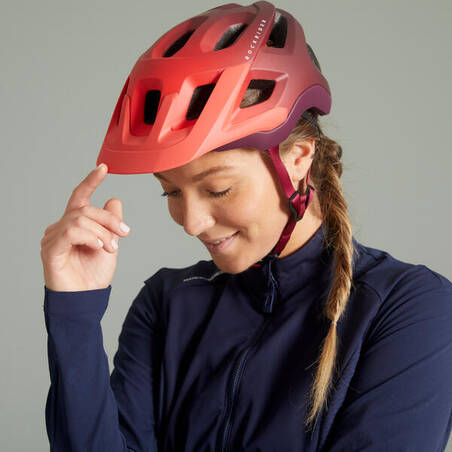 Helm Sepeda Gunung ST 500 - Ombre Ungu