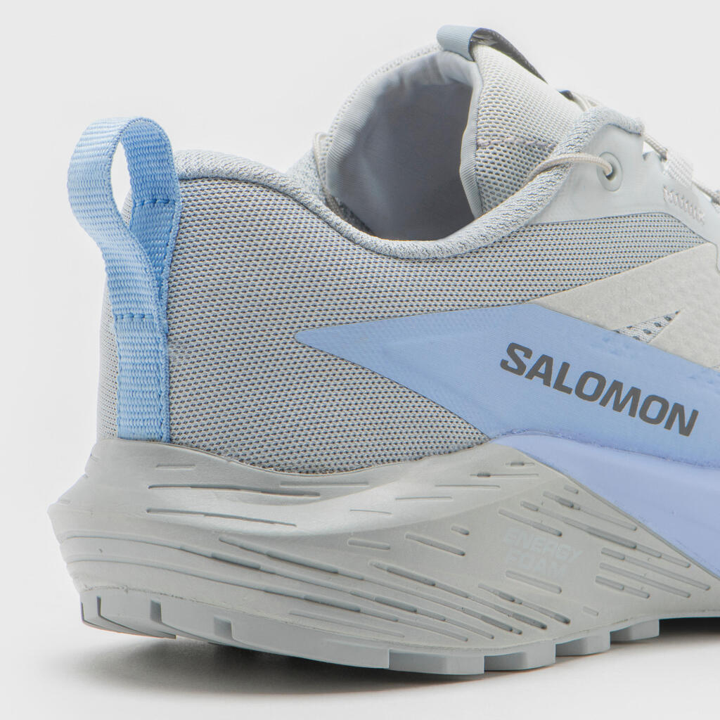 Sieviešu taku skriešanas apavi Salomon Sense Ride 5, pelēki/zili