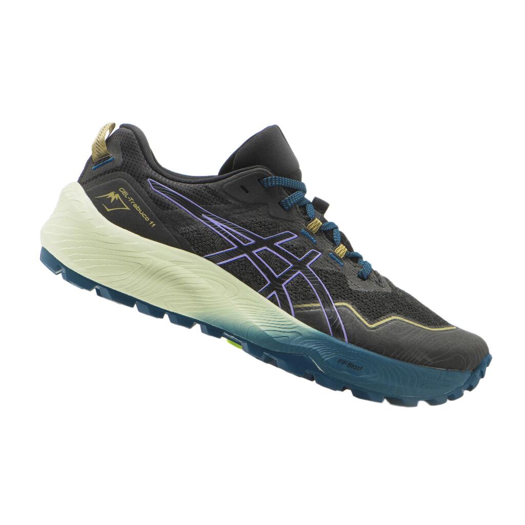 Moteriški bėgimo bekele bateliai „Asics Gel-Trabuco 11“, juoda, violetinė