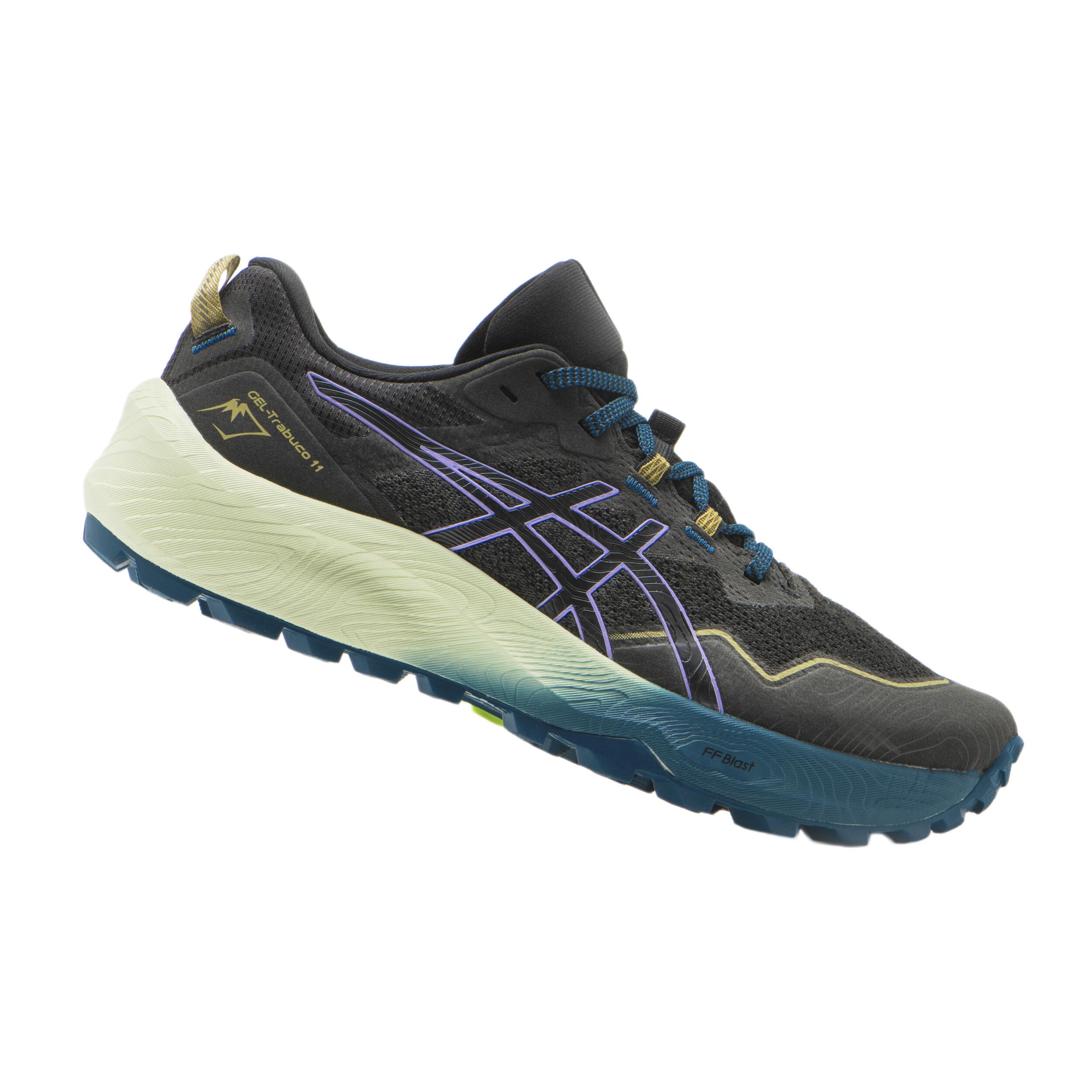 CALÇADO DE TRAIL RUNNING MULHER ASICS GEL-Trabuco 11 PRETO/ROXO DIGITAL