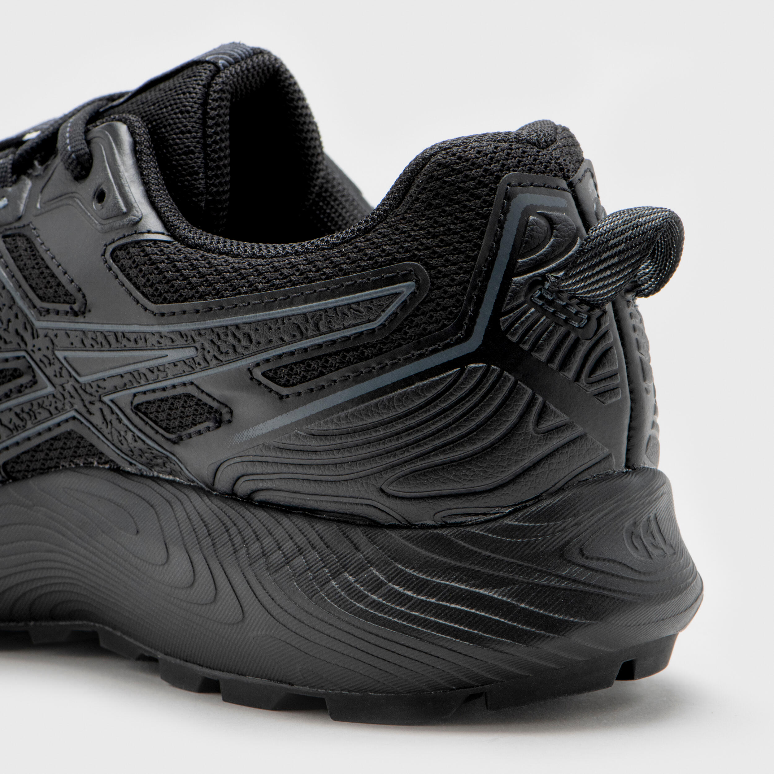 WOMEN'S ASICS GEL-SONOMA 7 GTX TRAIL RUNNING SHOES - BLACK/CARRIER GREY 9/13