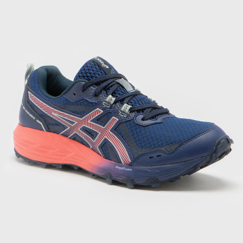 Trailrunningschuhe Damen Asics - Gel-Kanaku 5 dunkelblau/orange