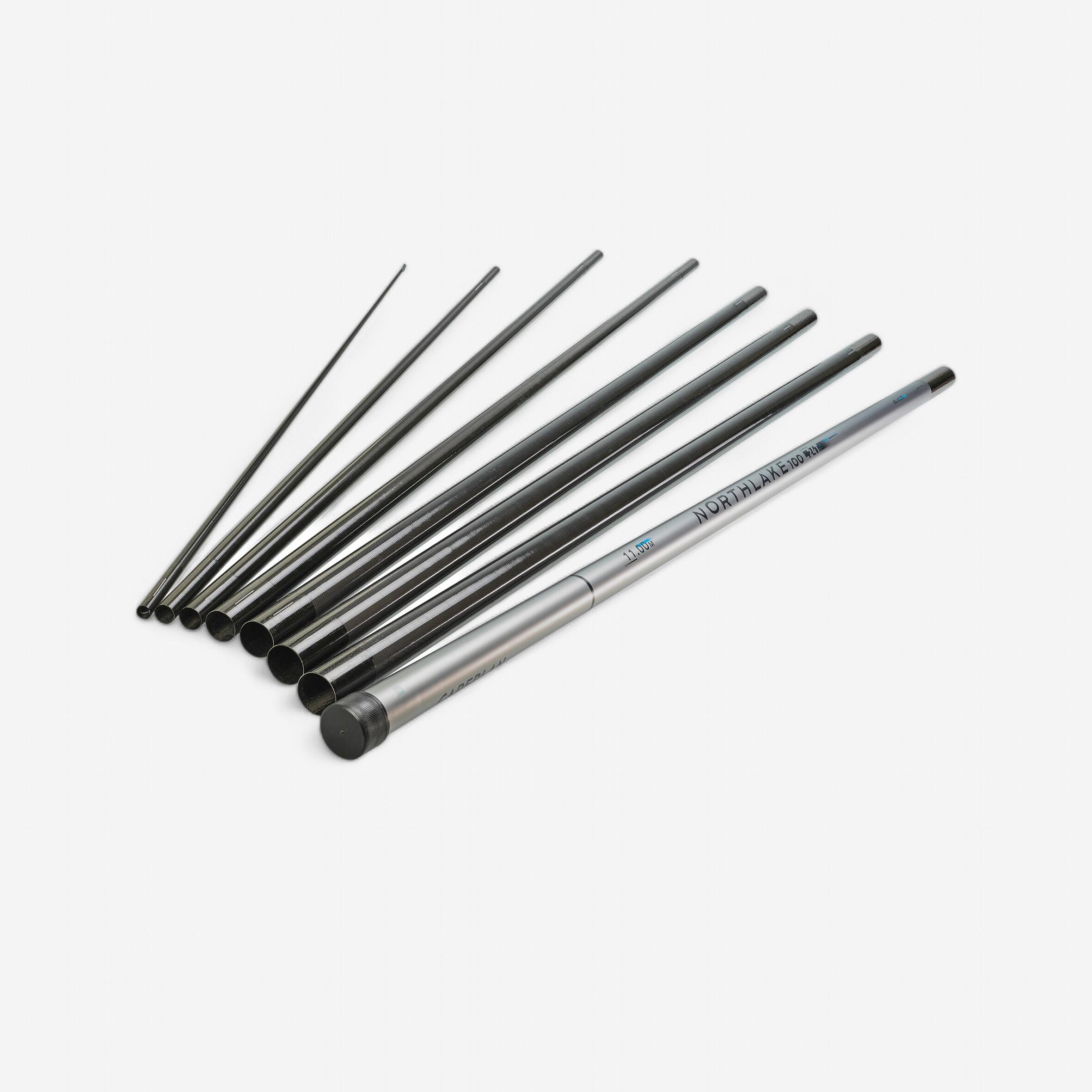 Cana de encaixe para a pesca de peixes brancos northlake 100 11 m