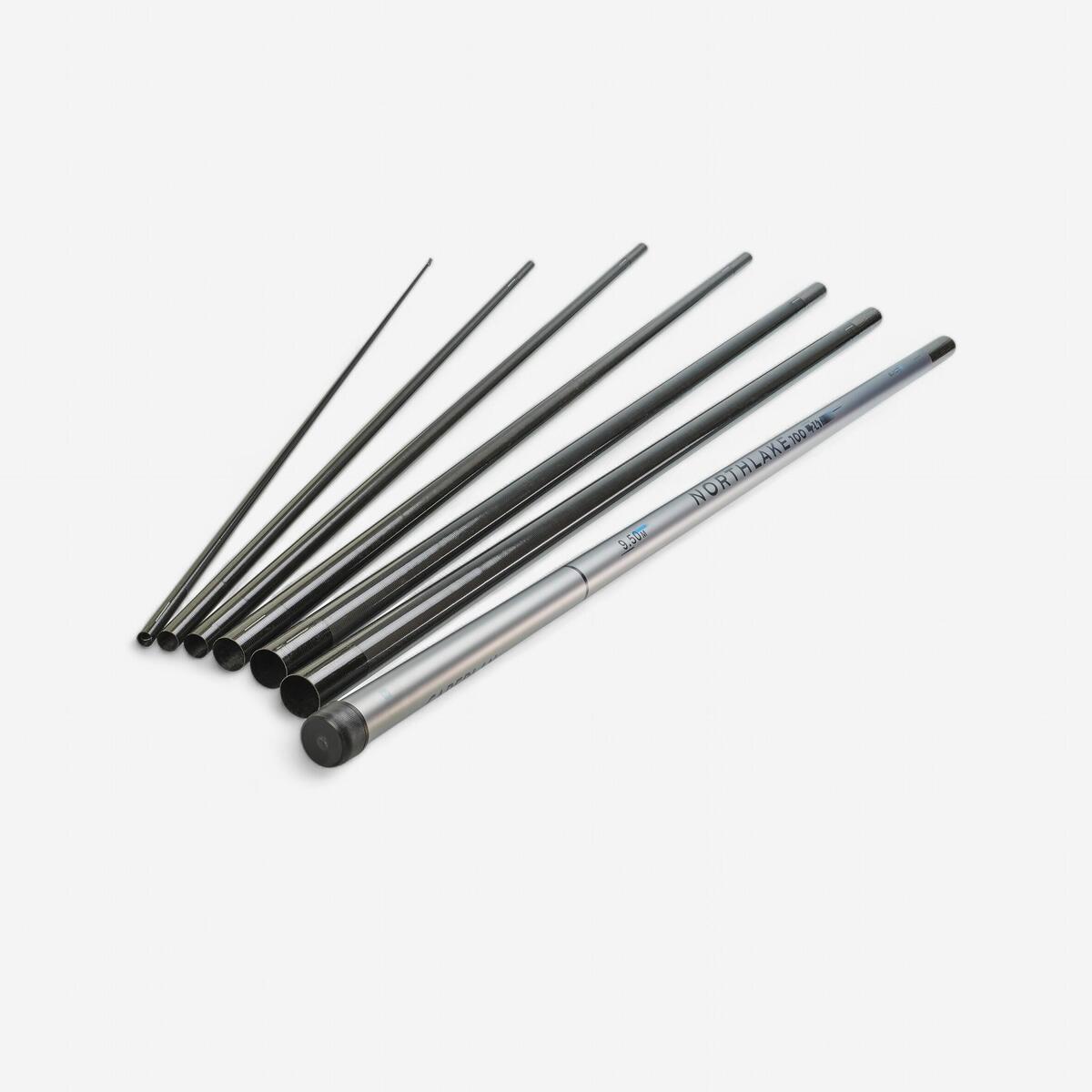 CANNE NORTHLAKE 100 9,5M POUR LA PÊCHE DU POISSON BLANC A LA CANNE EMMANCHEMENT