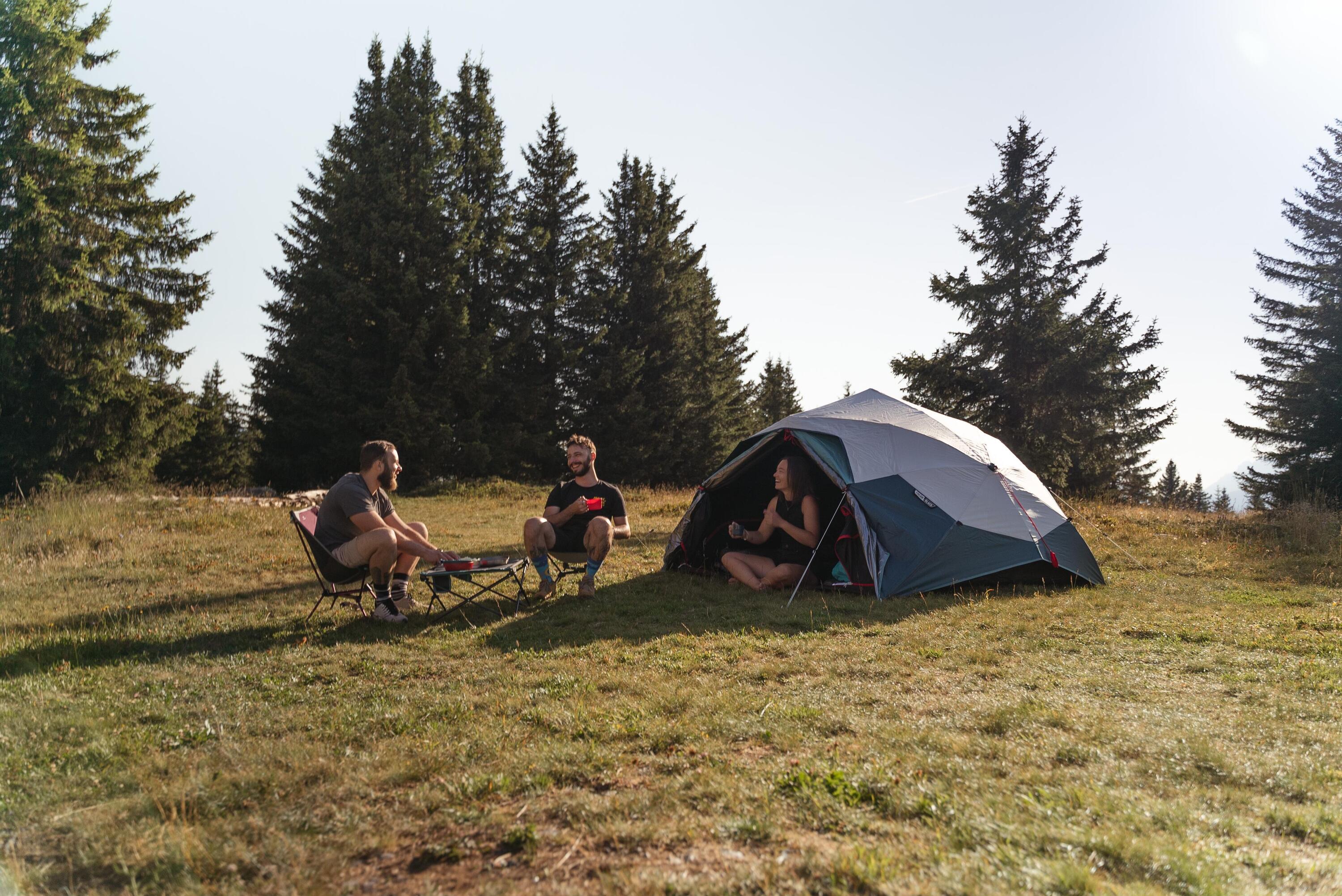 Tente de camping instantanée 3 places, 2 Seconds easy Fresh & Black 27/31