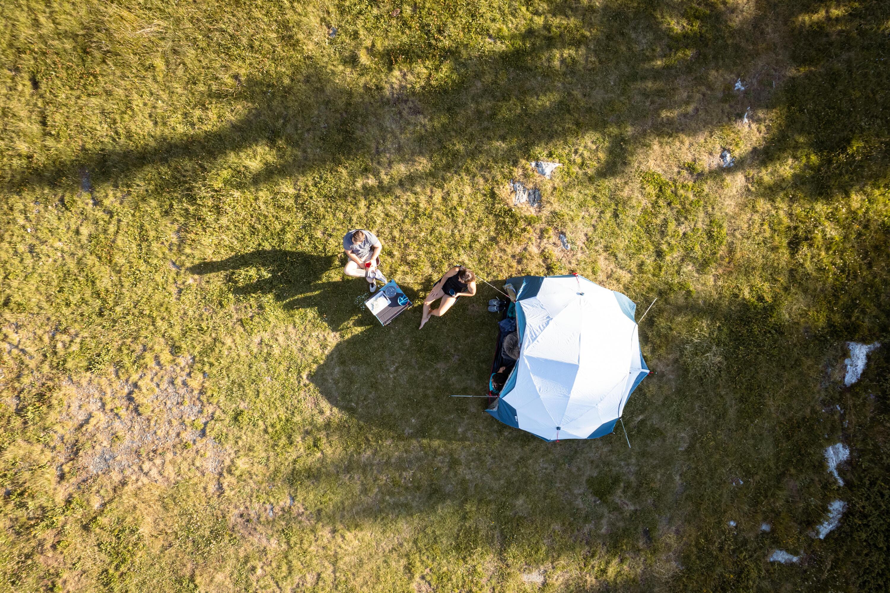 Tente de camping instantanée 3 places, 2 Seconds easy Fresh & Black 29/31