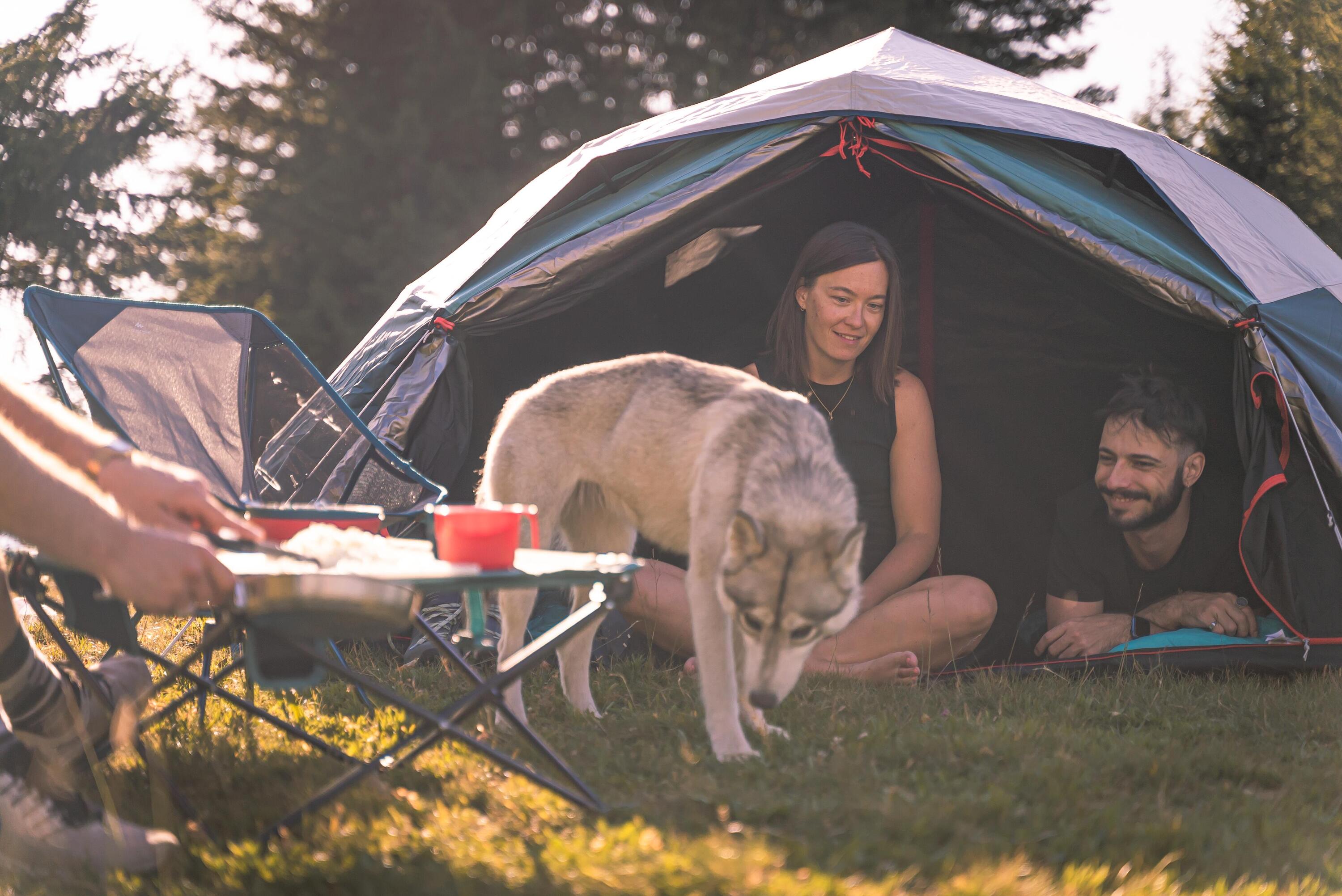 Tente de camping instantanée 3 places, 2 Seconds easy Fresh & Black 28/31