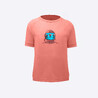 CT 500 CRICKET TSHIRT KIDS CORAL RED