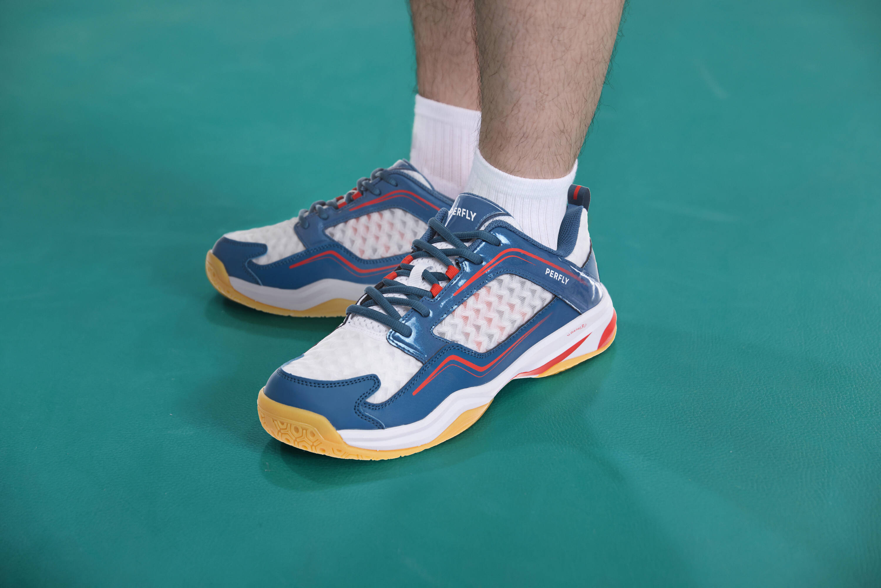 MEN BADMINTON SHOES  BS LITE 560  SLATE BLUE -  5