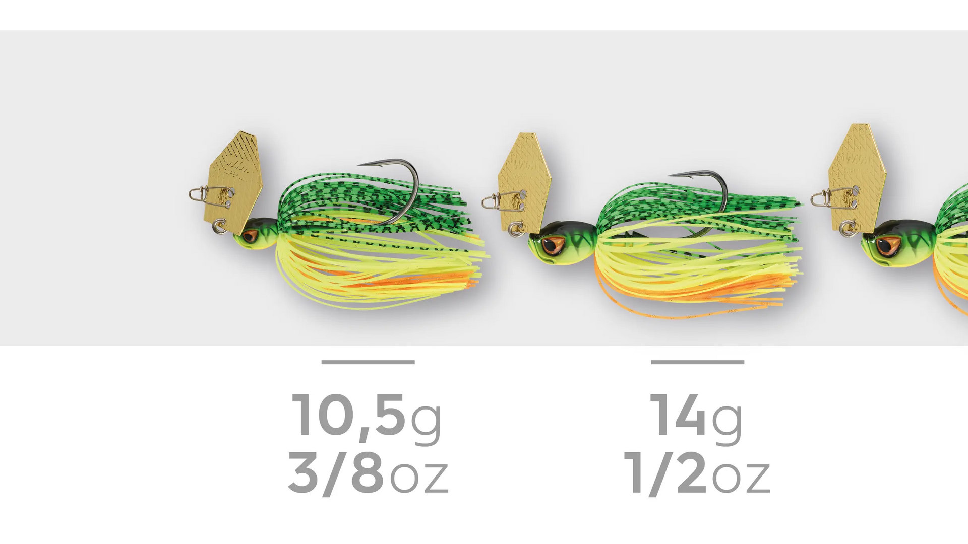 SPINNERBAIT CHATTER BEALEY 10,5 G BRANCO